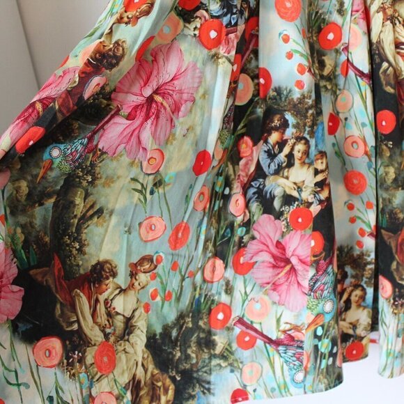 Boutique 1861 Knee Length Sweetheart Dress with Pockets Small - Picture 2 of 8